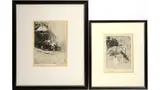 George Edward Horton, Two snow scenes; December, and Winter in England