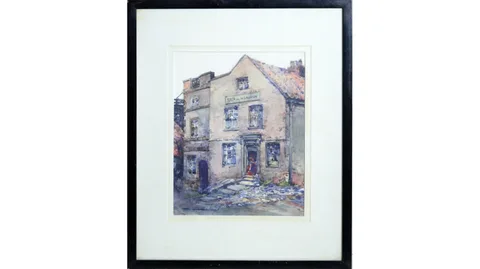Victor Noble Rainbird, The Ship Launch Tavern, watercolour