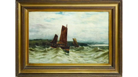 Duncan Fraser McLea, BN186 Off the Coast, oil on canvas