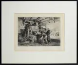 Léon Augustin Lhermitte, Interior of a Mill in Kersaint, Finistere