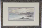 Thomas Swift Hutton, North Shields in the Gloaming