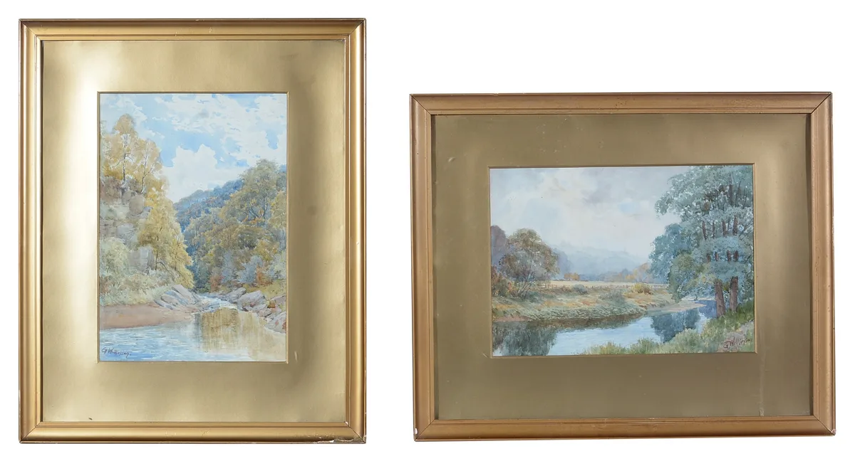 G. Wilkinson, Landscape Views, watercolour