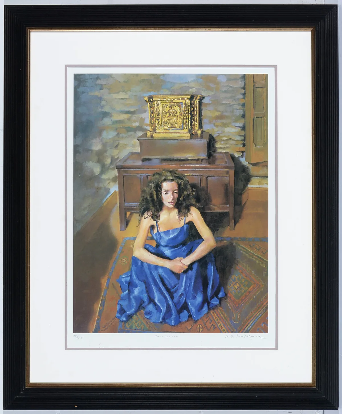 Robert Lenkiewicz, Anna Seated, pencil signed, titled, and numbered to the margin