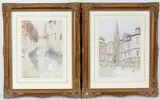 Victor Noble Rainbird, Views of Normandy and Bruges