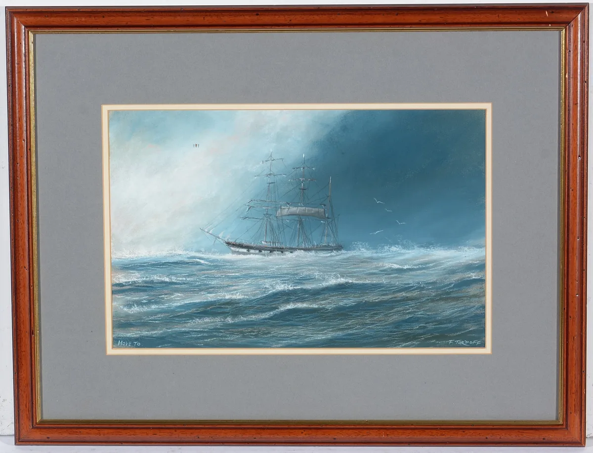 Frederick Tordoff, Hove To, pastel