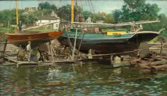 Charles Abel Corwin, Youth and Old Age (Gloucester, Mass.), 1901, oil on canvas