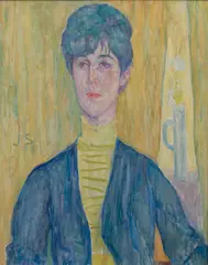 Joseph Solman, Portrait of Mildred, 1964, oil on canvas