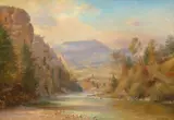 Ralph E. DeCamp, Landscape, 1930, oil on canvas