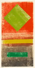 Werner Drewes, Untitled Collage, 624, 1983, collage on paper laid down on paper