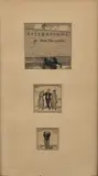 Rockwell Kent, Three Drawings from Architec-tonics, circa 1914, ink and graphite on card, each