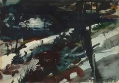 Grey Ledge Cove by Andrew Wyeth, 1940, watercolor on paper, sold Nov 2024