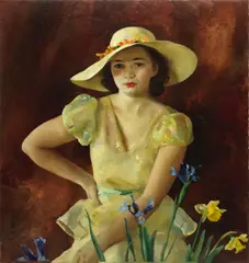 Henriette Wyeth, Ann Wyeth McCoy, oil on canvas