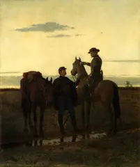 Julian Scott, The War is Over!, 1885-86, oil on canvas