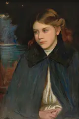 Douglas Volk, Portrait of a Girl, 1899, oil on canvas