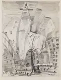 John Marin, Woolworth Building (Swaying)