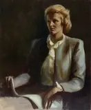 Guy Pène du Bois, Girl in Gray Suit