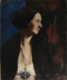 George Luks, Mercedes (Portrait of the Artist's Wife)