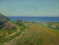 Edward Willis Redfield, Overlooking the Sea, 1908, oil on canvas