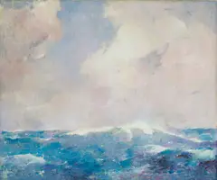 Emil Carlsen, The Open Sea, circa 1912, oil on canvas