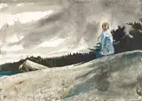 Andrew Wyeth, Knapsack, 1978, watercolor and pencil on paper