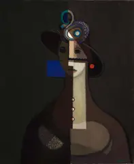 Theodore Roszak, Cubist Torso, 1934, oil on canvas