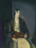 George Bellows, The Violinist Leila Kalman, 1924, oil on canvas