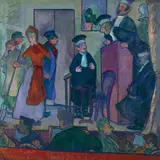 Theodore Earl Butler, Scene from an Amateur Play, Giverny, 1910, oil on canvas