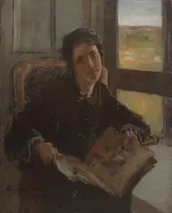 Alice Dieudonnée Chase, Shinnecock Hills by William Merritt Chase, circa 1902, oil on canvas, offered May 2024