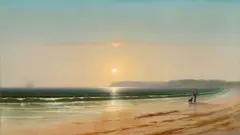 George Curtis, New England Sunset, circa 1870, oil on canvas