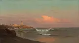 Francis A. Silva, Cuttyhunk Light, 1872, oil on canvas