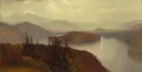 Samuel Colman, View of Lake Placid from Whiteface Mt., Adirondacks, 1869, oil on canvas