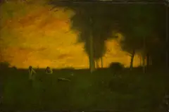 George Inness, Twilight, 1891, oil on canvas