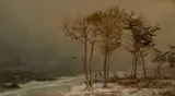 William Trost Richards, Snow Storm, Atlantic City