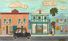 Mario Sanchez, Key West's Great Imitator, 1961, carved and painted wood