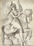 Reginald Marsh, Girl on a Merry-Go-Round: A Double-Sided Work