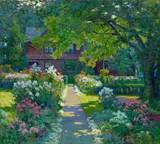 Harriet Randall Lumis, Summer Morning, oil on canvas