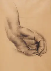 Stanton Macdonald-Wright, Untitled, circa 1930, graphite and charcoal on paper