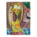 William Baziotes, Woman with Mirror, 1936-1939, watercolor and gouache on paper