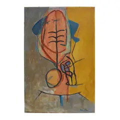 John Ferren, Untitled, 1956, casein on board