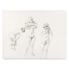 Untitled by John Altoon, 1964, ink on illustration board, offered Sep 2023