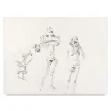 John Altoon, Untitled, 1964, ink on illustration board