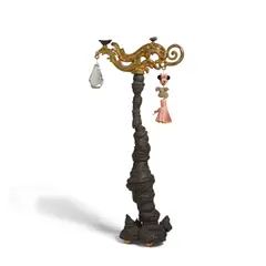 Adrian Saxe, High Fiber Pacific Rim Job Magic Lamp, 1997, porcelain, stoneware, fabric and rhinestones