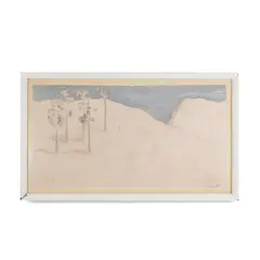 Jasper Johns, Sumi Painting, circa 1958, gouache, charcoal and collaged paper on paper