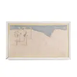 Jasper Johns, Sumi Painting, circa 1958, gouache, charcoal and collaged paper on paper