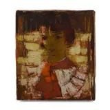 Raimonds Staprans, Portrait of Joan, circa 1955, oil on canvas