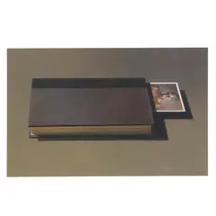 Guy Diehl, Book with Picasso Card #2, 1990, acrylic on paper