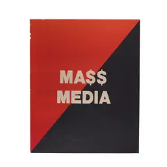 Antoni Muntadas, Mass Media, circa 1990, offset lithograph on paper