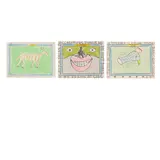 Frédéric Bruly Bouabré, Group of three works on paper