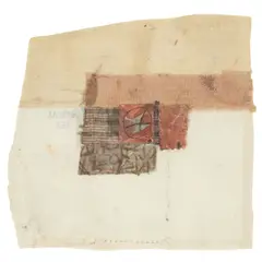 Hannelore Baron, Untitled (C77-056), 1977, ink, paper and fabric collage on fabric
