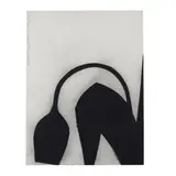 Donald Sultan, Black Tulip, January 26, 1983, 1983, charcoal on paper